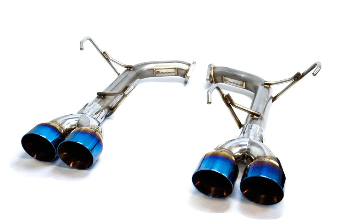 FactionFab Axle Back Exhaust Dual Wall Burnt Stainless Tip 2022-2026 WRX - Image 2