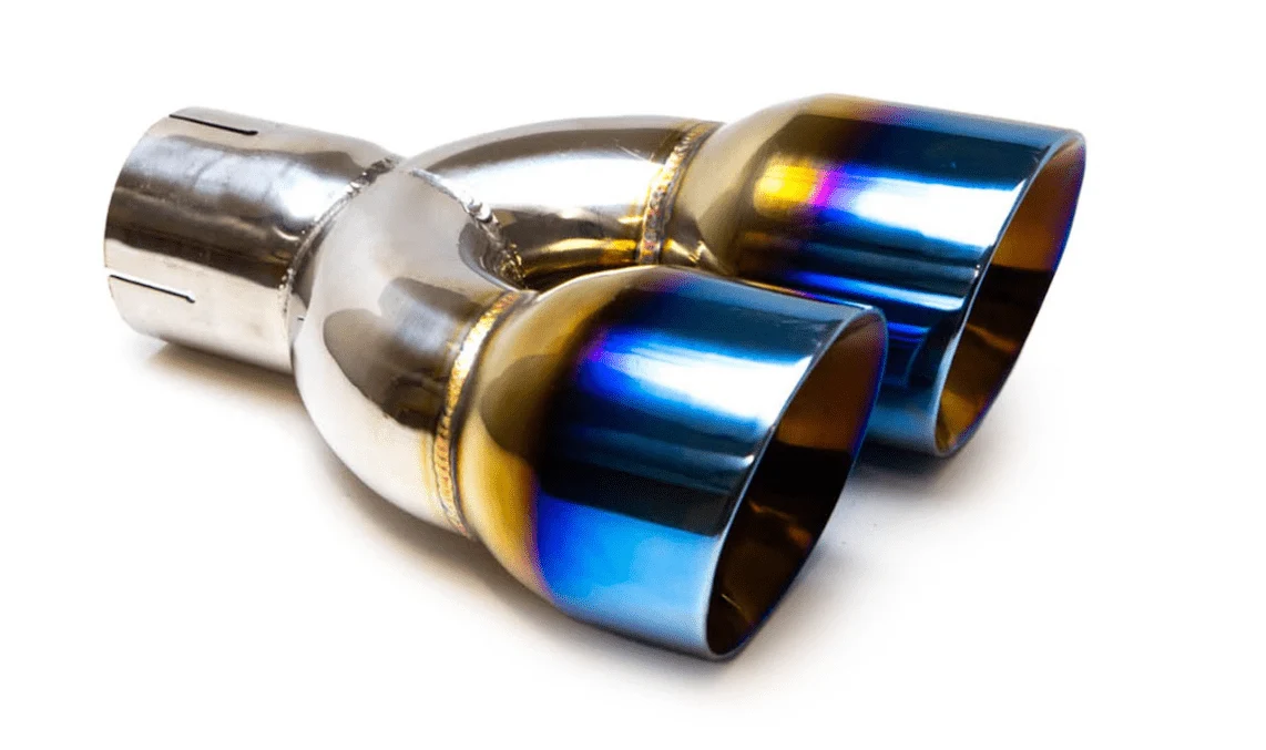 FactionFab Axle Back Exhaust Dual Wall Burnt Stainless Tip 2022-2026 WRX - Image 9