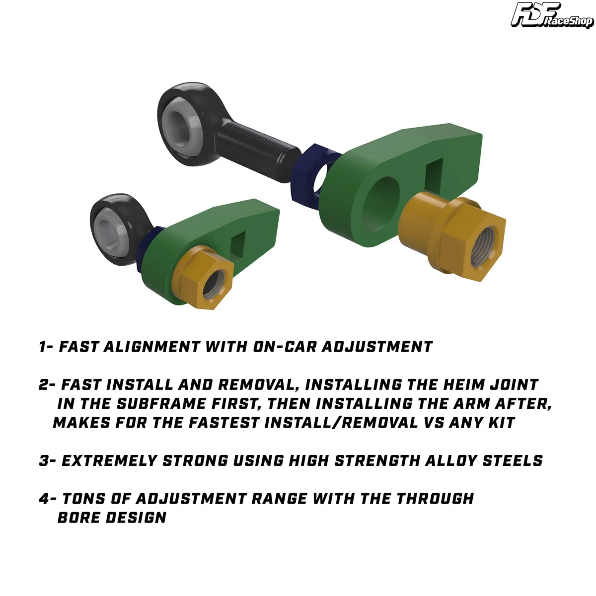 FDF Mega Mantis Angle Kit For Use w/ Subaru Wheel Bearing 2002-2007 WRX / 2002-2007 Impreza - Image 2