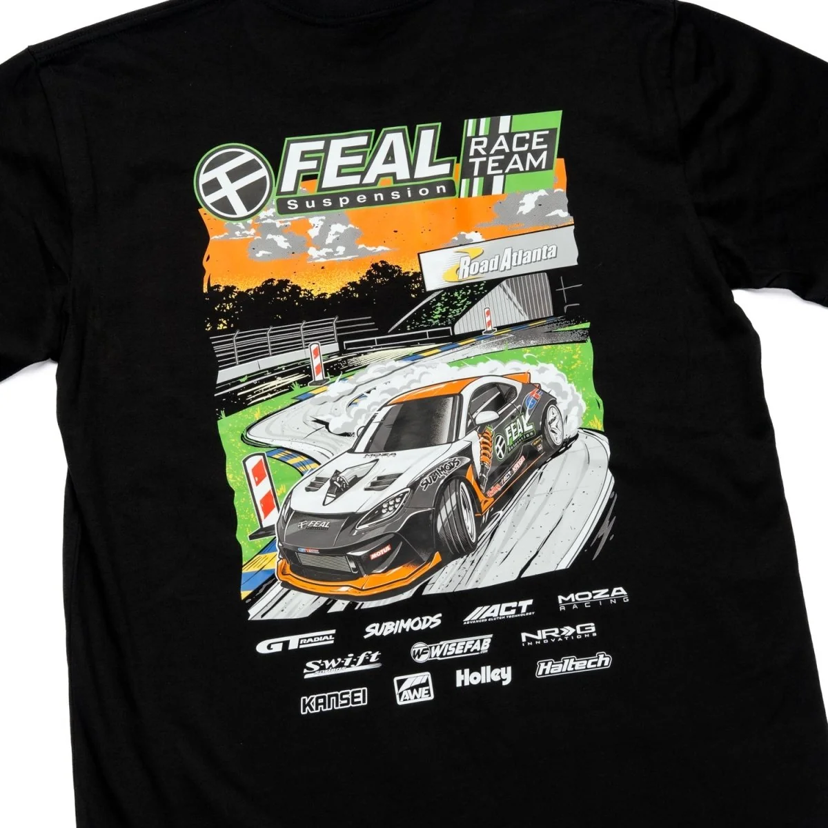 FEAL Suspension Race Team Official "Road to the Championship" Short Sleeve Shirt Black (All Sizes) - Image 2