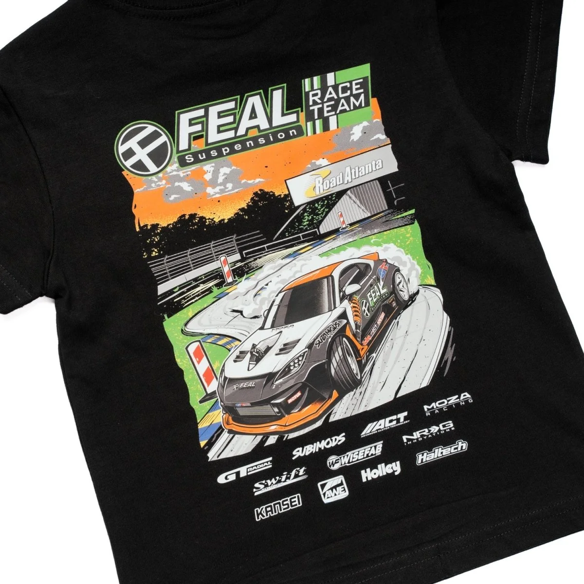 FEAL Suspension Race Team Official "Road to the Championship" Short Sleeve Shirt Black (All Sizes) - Image 8