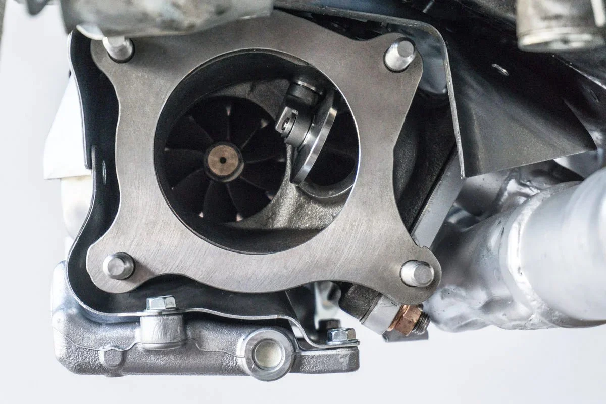 Forced Performance Blue Turbo 58mm Cover w/ 10cm Hot Side and Tial MVI Internal Wastegate 15-21 WRX - Image 4
