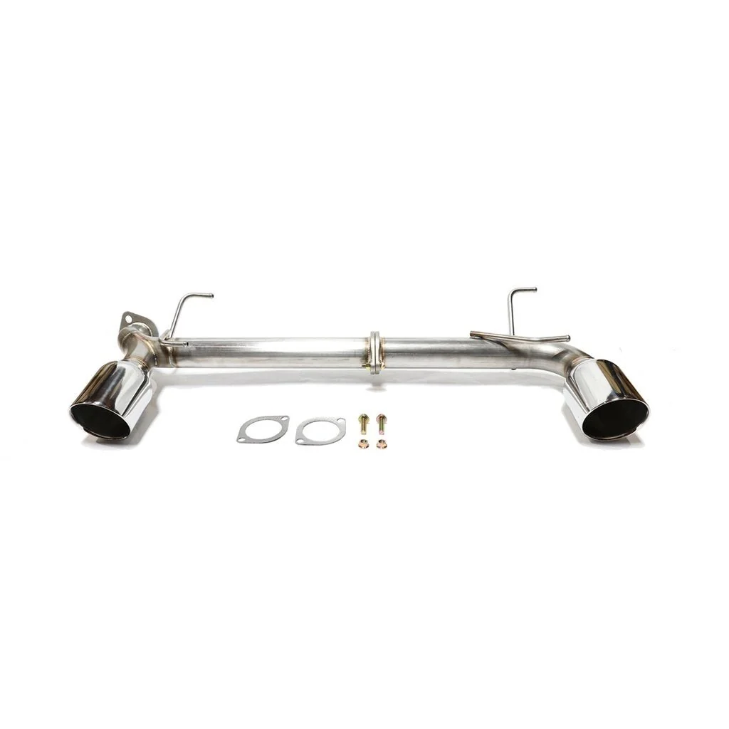 Remark Axle Back Exhaust Muffler Delete w/ Stainless Steel Single Wall Tips 2013-2021 BRZ - Image 3