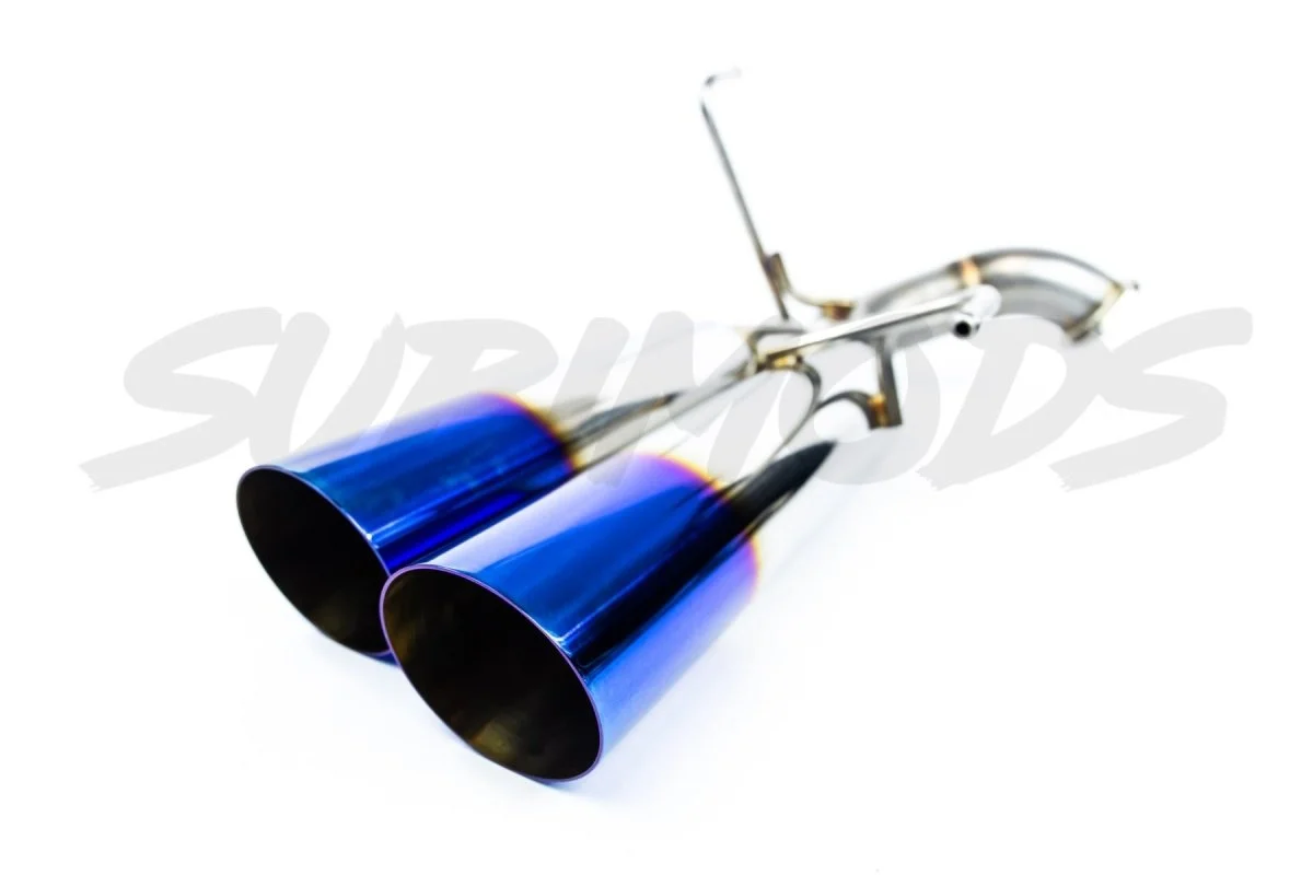 Remark BOSO Edition Axle Back w/ Burnt Polished Tips 2015-2021 WRX / 2015-2021 STI - Image 2