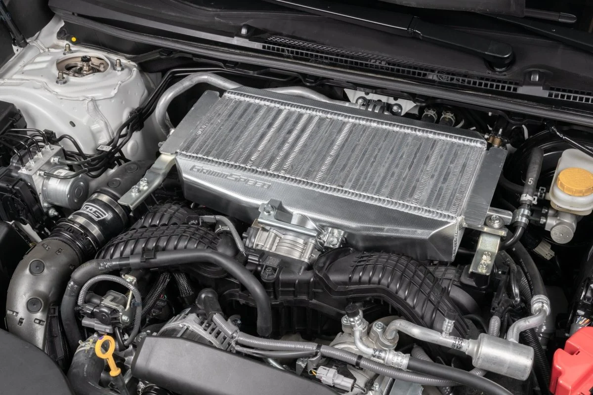 Grimmspeed Billet Top Mount Intercooler Raw 2022-2026 WRX / 2019-2023 Ascent / 2020-2023 Legacy XT / 2020-2023 Outback XT and Wilderness - Image 2
