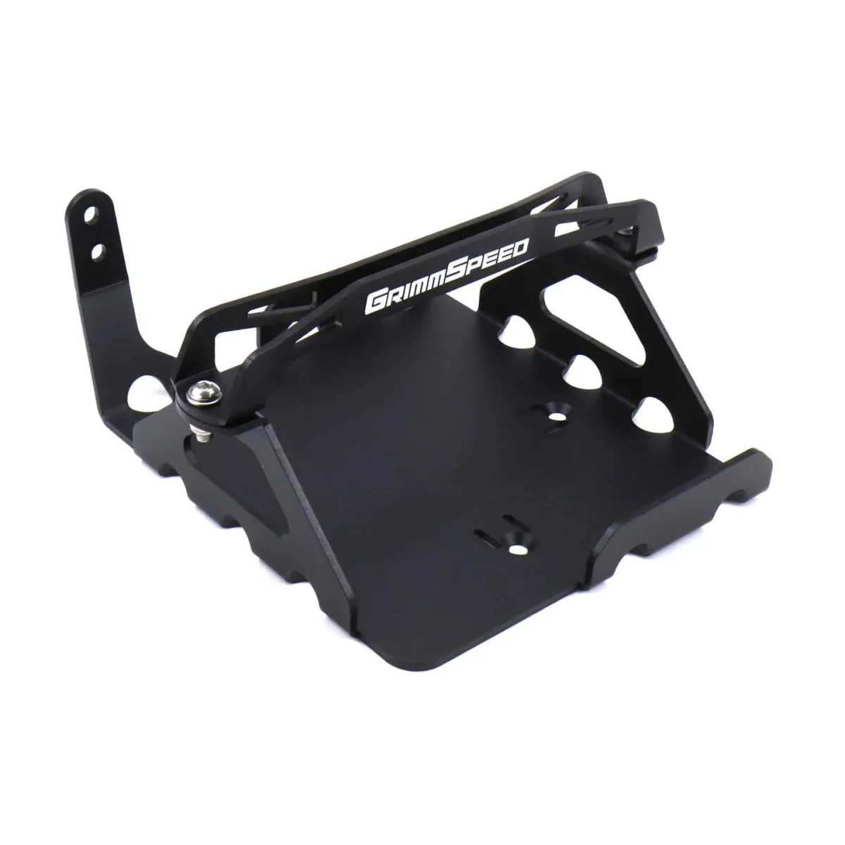 Grimmspeed Lightweight Battery Mount Kit Black 2008-2021 WRX / 2008-2021 STI - Image 8