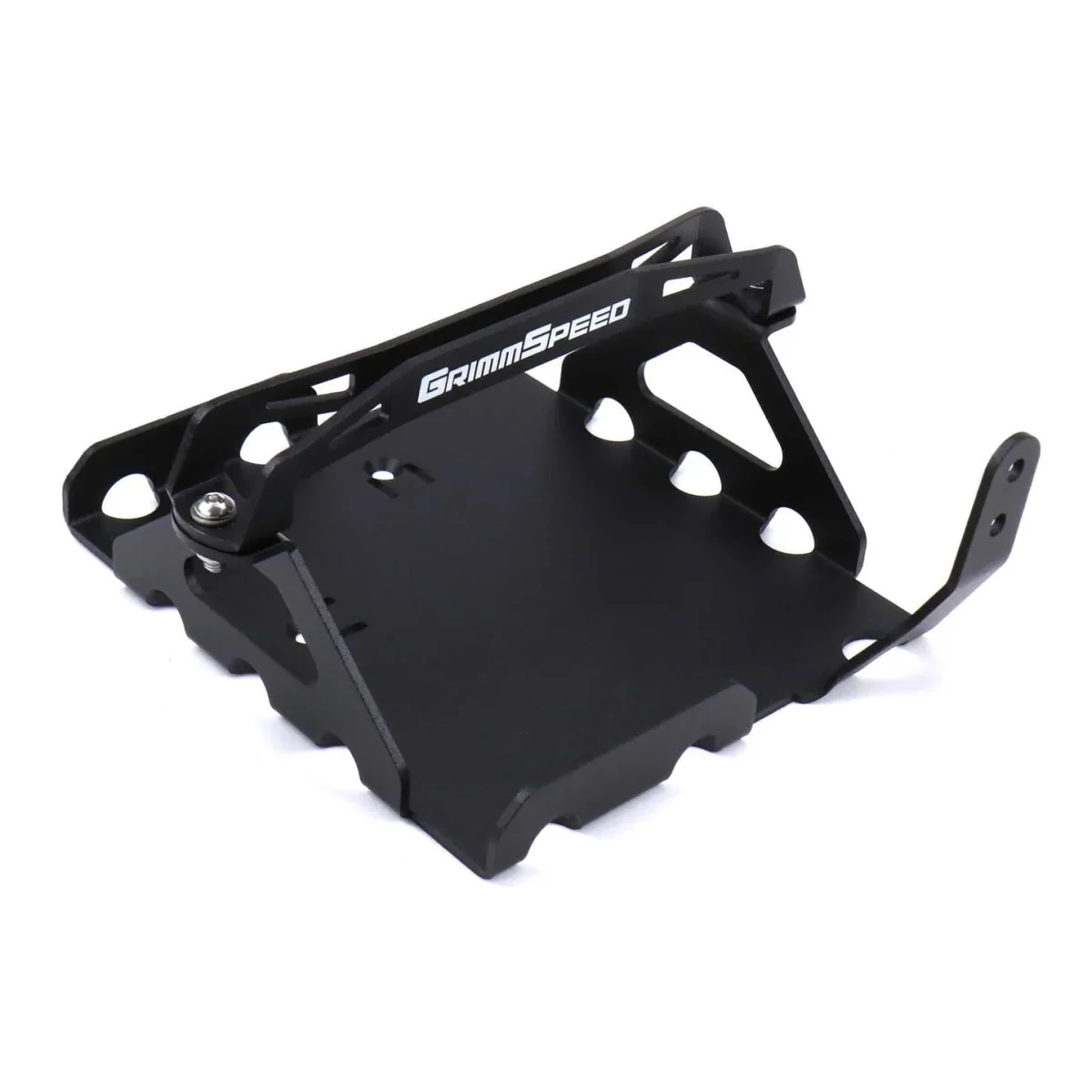 Grimmspeed Lightweight Battery Mount Kit Black 2008-2021 WRX / 2008-2021 STI - Image 9