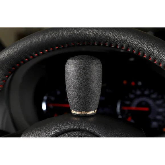 Grimmspeed Slender Stainless Steel Shift Knob w/ Wrinkle Black Finish Most Subaru Models - Image 4