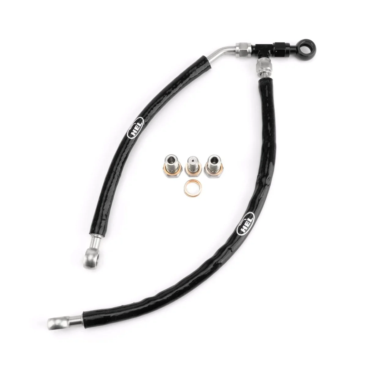 HEL Performance Braided AVCS Replacement Lines For Use w/ OEM Turbo 2006-2014 WRX / 2004-2021 STI / 2005-2009 Legacy GT / 2004-2008 Forester XT