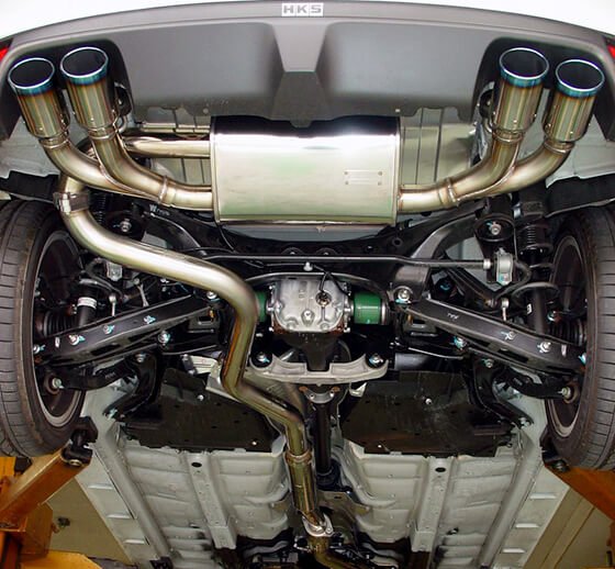HKS Stainless Steel Center Pipe 2008-2014 STI Hatchback - Image 2