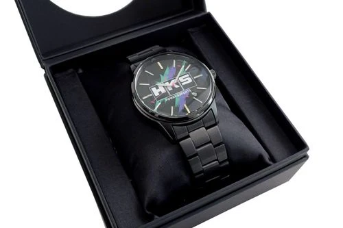 HKS Super Racing Style Wrist Watch Black - Image 4