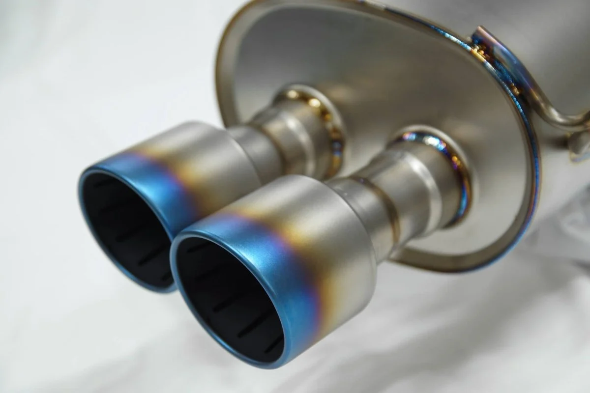 HKS Super Turbo Twin Tail Titanium Tip Catback Exhaust 2015-2021 WRX / 2015-2021 STI - Image 5