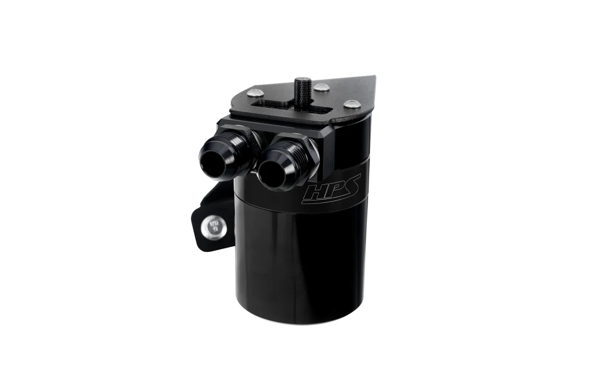 HPS Performance Aluminum Oil Catch Can Kit Black w/ Black Accent 13-20 BRZ / 13-16 FR-S / 17-20 GT86 - Image 5