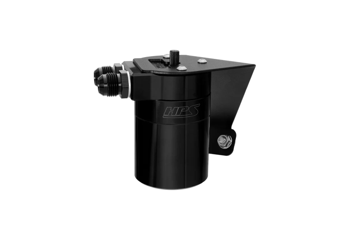 HPS Performance Aluminum Oil Catch Can Kit Black w/ Black Accent 2022-2026 BRZ / 2022-2026 GR86 - Image 5