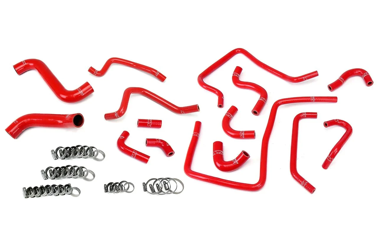 HPS Performance Radiator and Ancillary Hose Kit Red 2002-2003 WRX