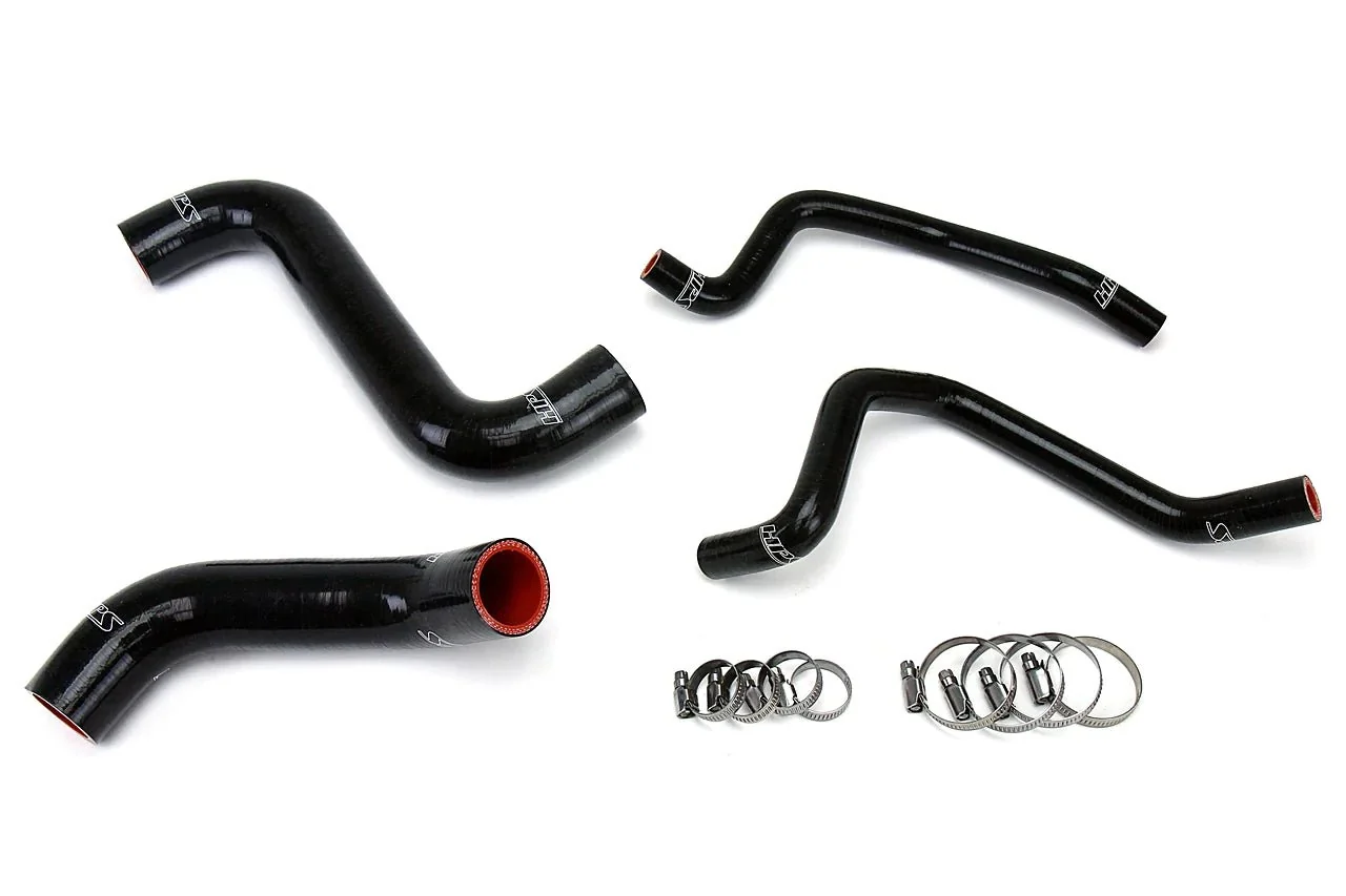 HPS Performance Radiator and Heater Hose Kit Black 2004 WRX