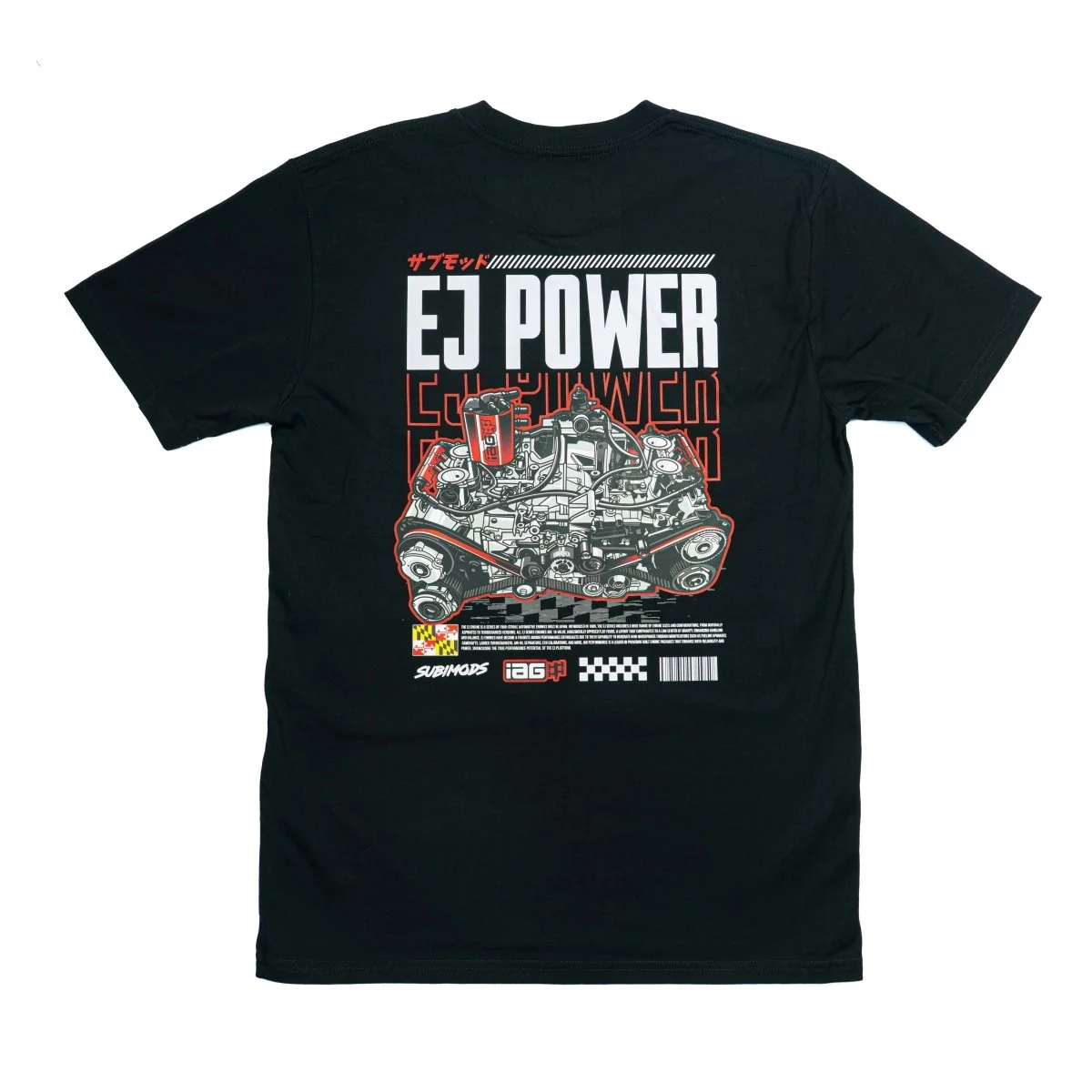 IAG Official "EJ Power" Short Sleeve Shirt Black by Subimods - Image 7