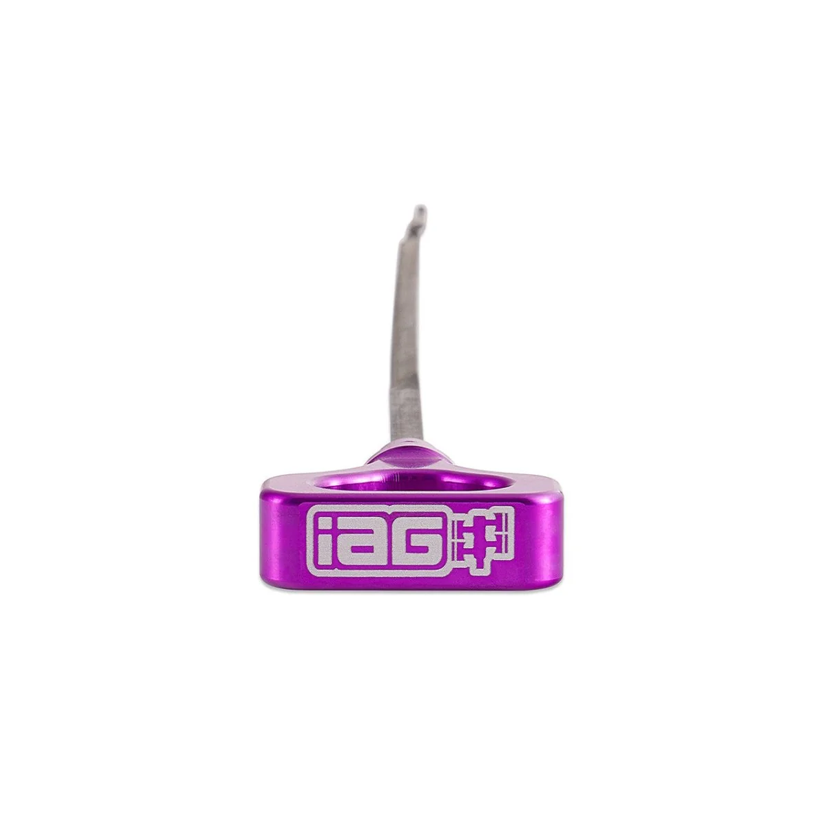IAG Performance Dipstick w/ Billet Handle Purple 2002-2005 WRX / 1993-2006 Impreza - Image 2