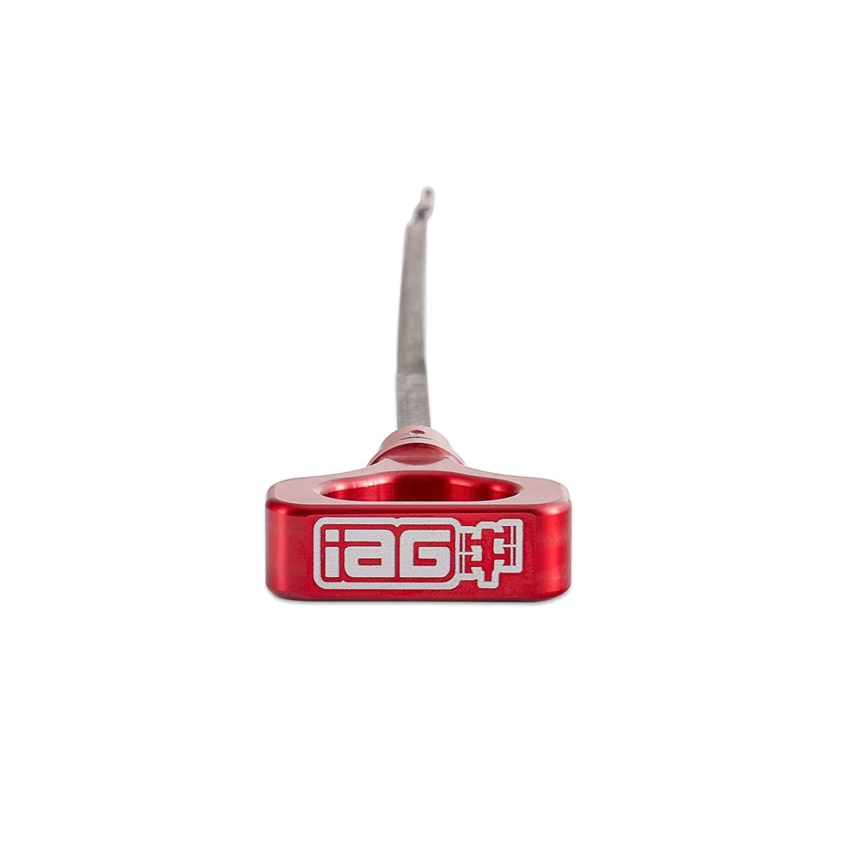IAG Performance Dipstick w/ Billet Handle Red 2004-2021 STI / 2006-2009 Legacy GT - Image 2