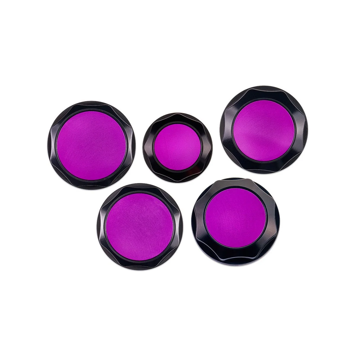 IAG Performance Revolve Engine Bay Dress Up Cap Kit Black w/ Purple Accent 2022-2026 WRX / 2013-2026 BRZ / 2013-2016 FRS / 2017-2020 GT86 / 2022-2026 GR86 - Image 2