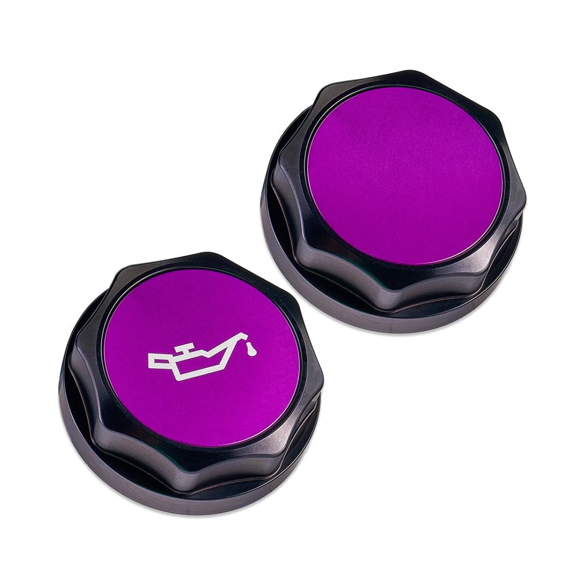 IAG Performance Revolve Engine Oil Cap Black w/ Purple Accent 2002-2026 WRX / 2004-2021 STI / 2013-2026 BRZ / 2005-2009 Legacy GT / 2004-2008 Forester XT