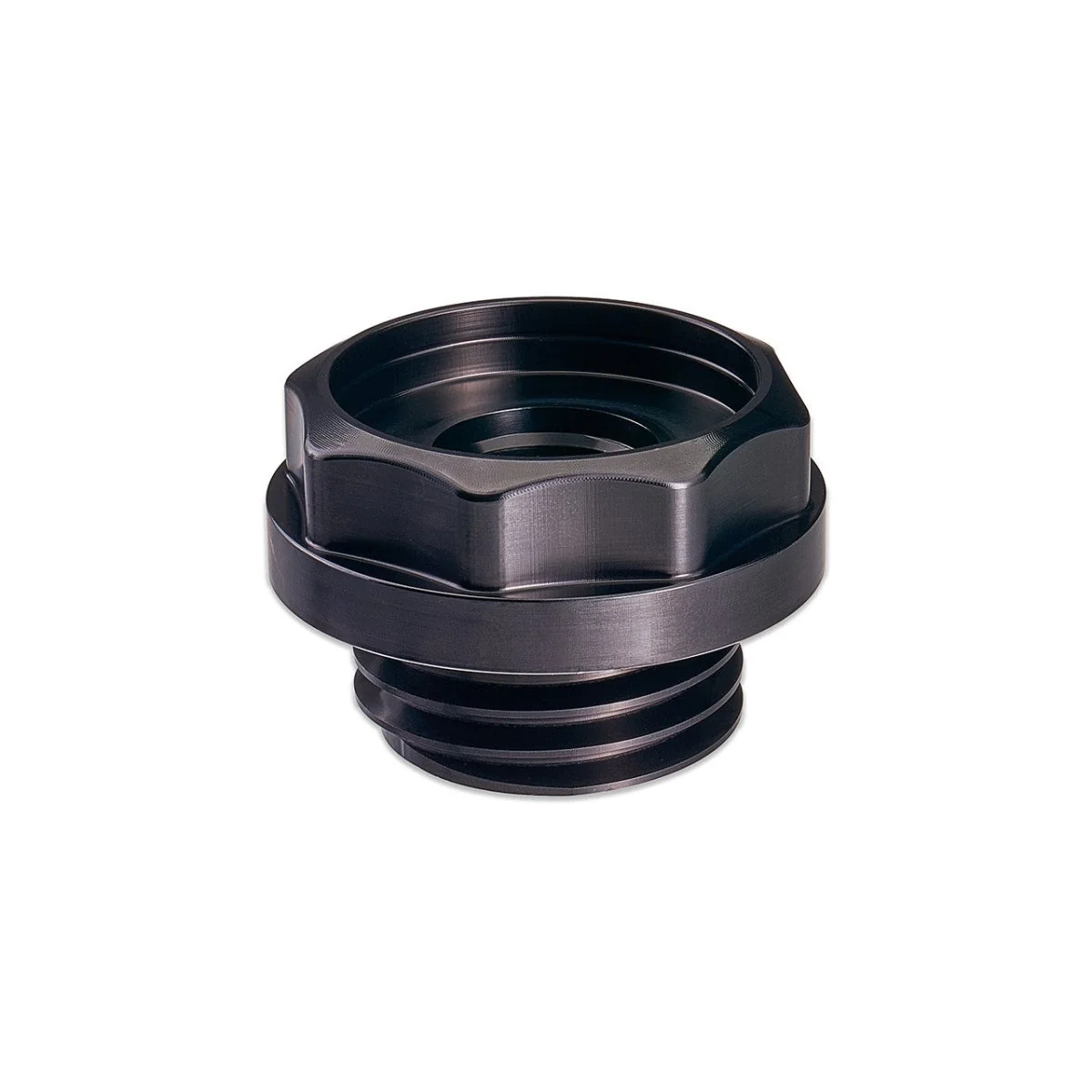 IAG Performance Revolve Engine Oil Cap Black w/ Gold Accent 2002-2026 WRX / 2004-2021 STI / 2013-2026 BRZ / 2005-2009 Legacy GT / 2004-2008 Forester XT - Image 2