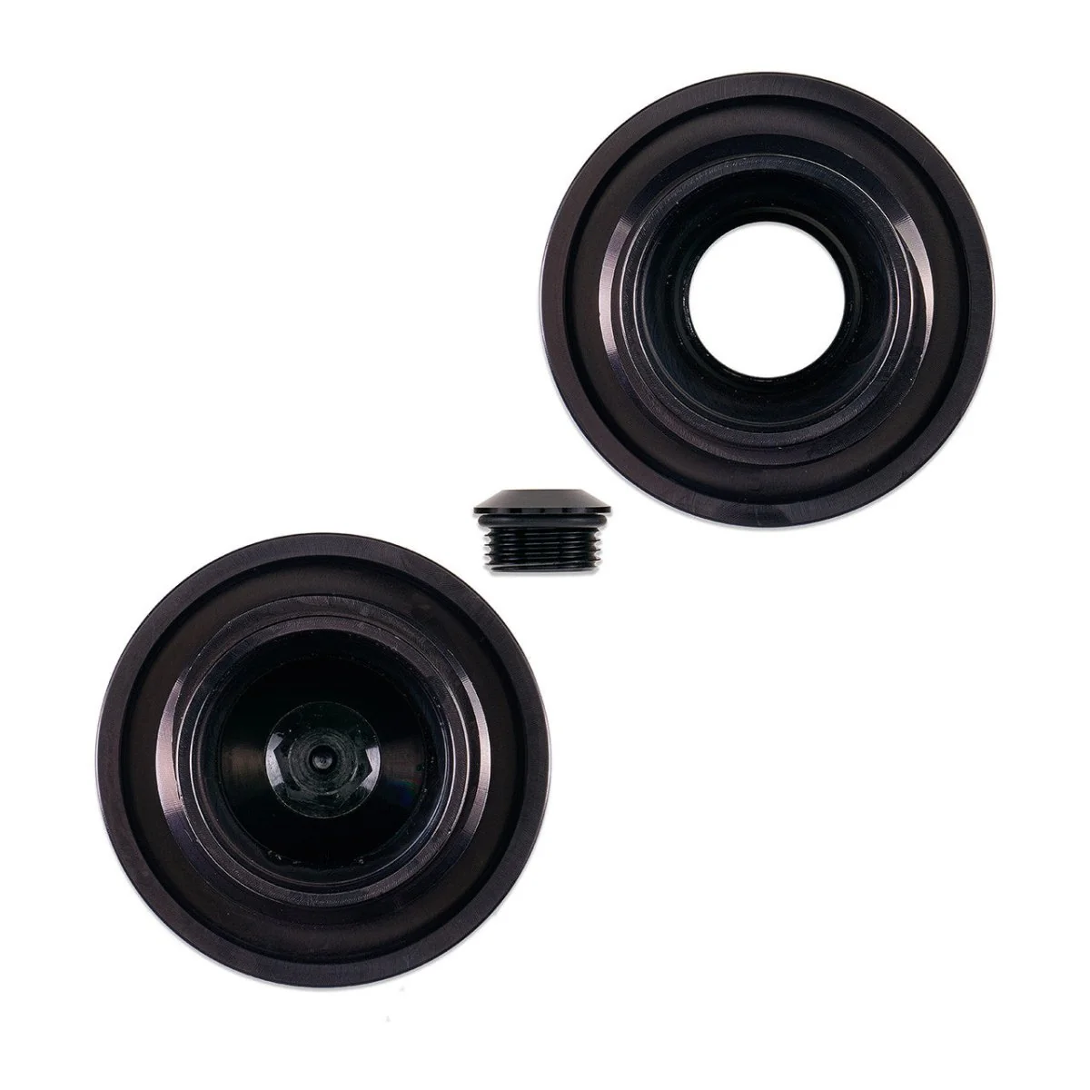 IAG Performance Revolve Engine Oil Cap Black w/ Gold Accent 2002-2026 WRX / 2004-2021 STI / 2013-2026 BRZ / 2005-2009 Legacy GT / 2004-2008 Forester XT - Image 4