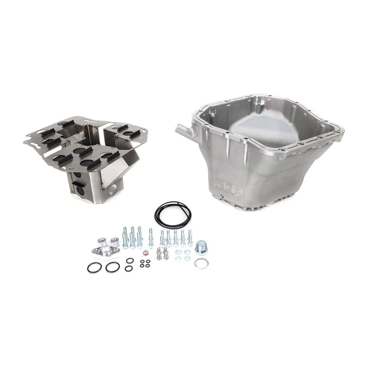 IAG Performance Silver Competition Series Oil Pan w/ Removable Comp Series Baffle 2002-2014 WRX / 2004-2021 STI / 2005-2009 Legacy GT / 2004-2013 Forester XT