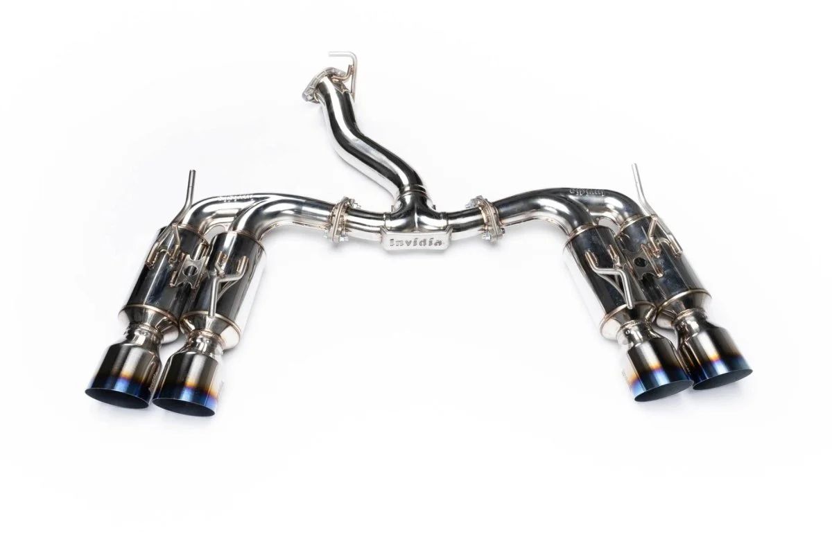 Invidia Gemini R400 Titanium Quad Tip Exhaust 2011-2014 WRX / 2011-2014 STI - Image 2