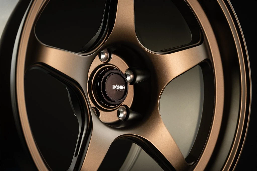 Konig Hyperspec Matte Bronze 17x9.0 5x100 40mm Offset - Image 5