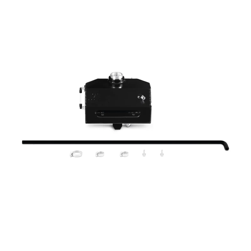 Mishimoto Aluminum Coolant Expansion Tank Black 15-23 Ford Mustang EcoBoost / V6 / V8 - Image 2