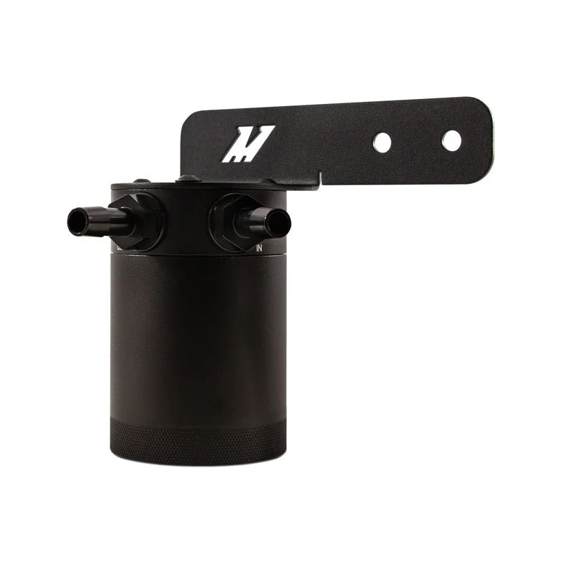 Mishimoto Baffled Oil Catch Can Kit PCV Side 16-21 Honda Civic 1.5L Turbo - Black - Image 2