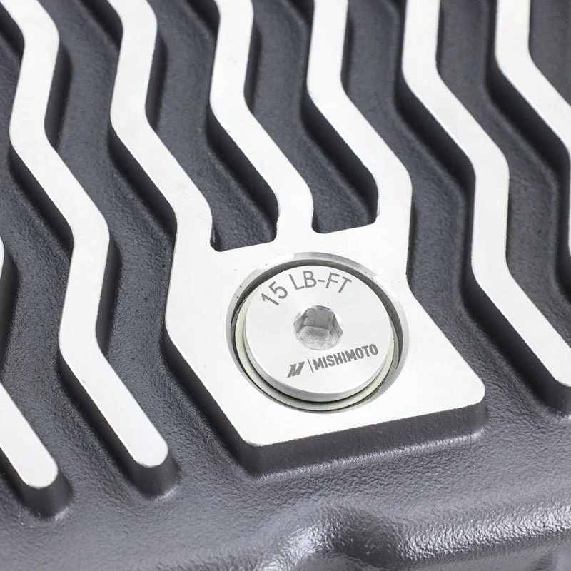 Mishimoto Aluminum Transmission Pan Most Ford 10R60 / 10R80 Models - Gunmetal Gray - Image 5