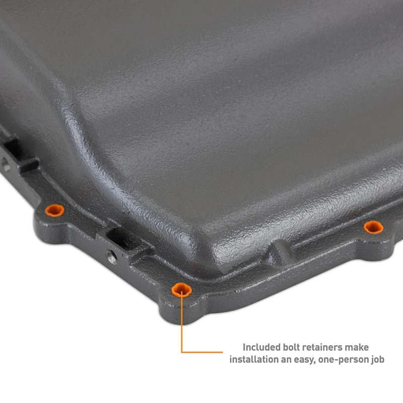 Mishimoto Aluminum Transmission Pan Most Ford 10R60 / 10R80 Models - Gunmetal Gray - Image 7