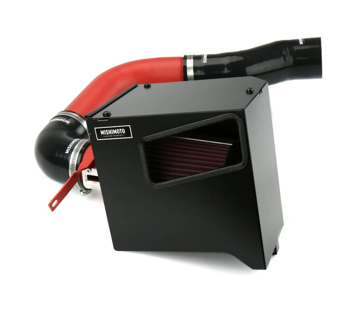 Mishimoto Cold Air Intake Red w/ Air Box 2015-2021 WRX
