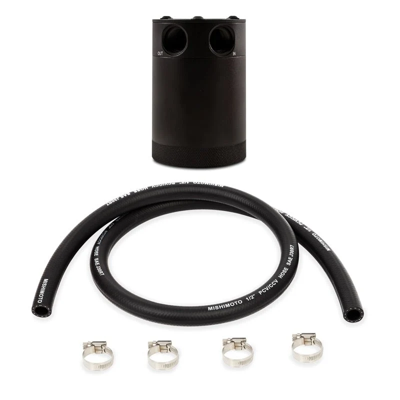Mishimoto Compact Baffled Oil Catch Can 2-Port - Image 2