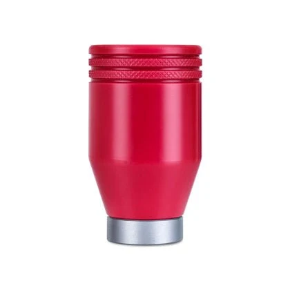 Mishimoto Shift Knob Red w/ SIlver Logo 2022-2026 WRX - Image 2