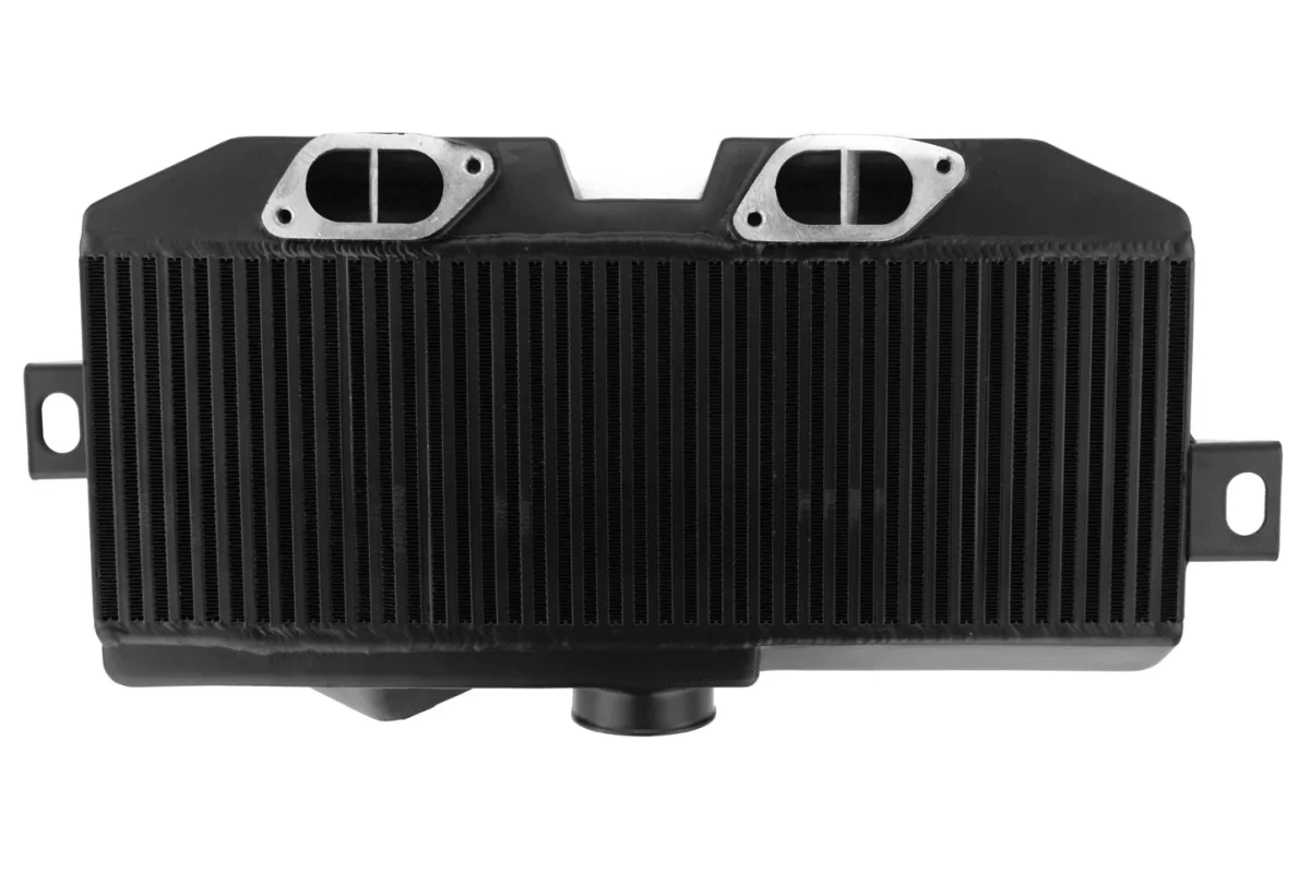 Mishimoto Top Mount Intercooler Black w/ Black Hoses 2008-2021 STI - Image 6