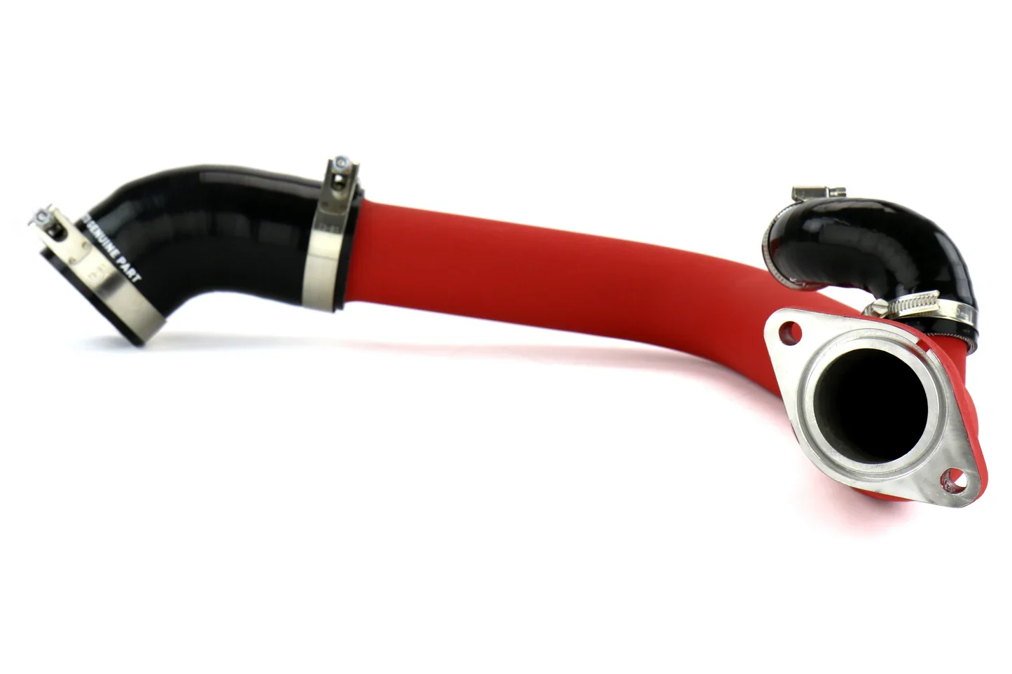 Mishimoto Top Mount Intercooler Black w/ Red Charge Pipe 2015-2021 WRX - Image 8