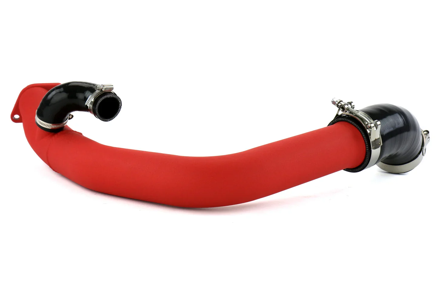 Mishimoto Top Mount Intercooler Black w/ Red Charge Pipe 2015-2021 WRX - Image 9