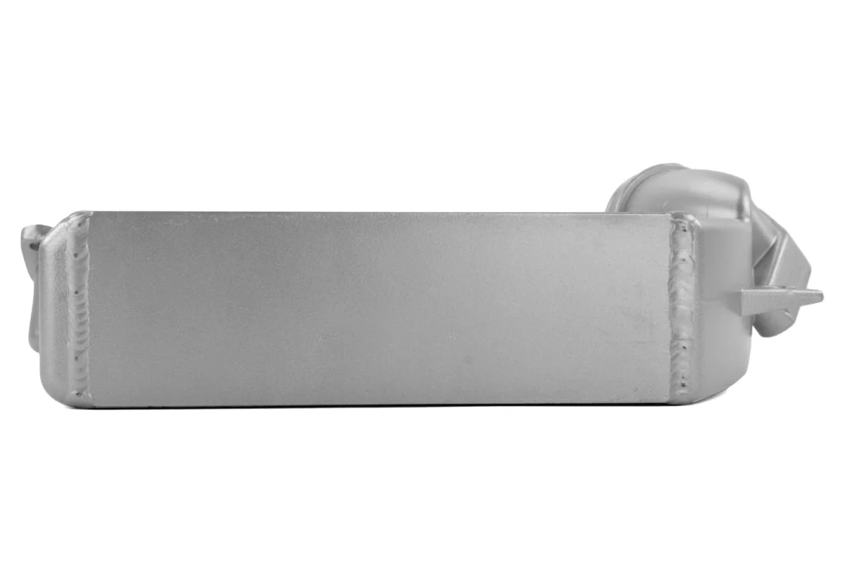 Mishimoto Top Mount Intercooler Silver w/ Black Hose 2008-2014 WRX - Image 7