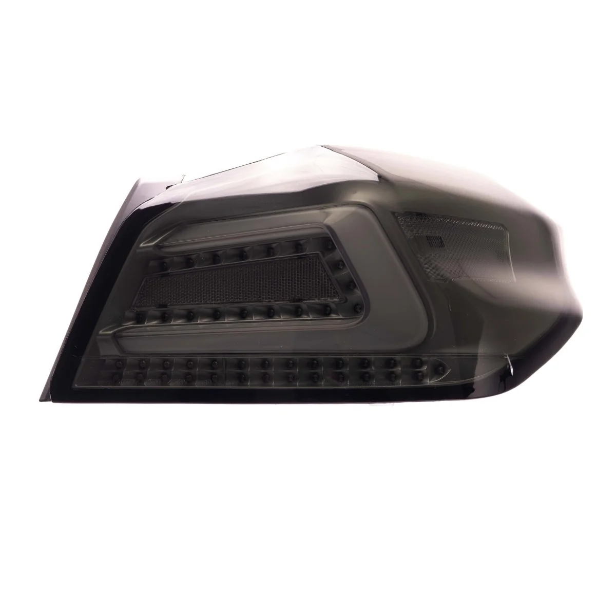 Molded Innovations CS Style Sequential LED Tail Lights Smoke Lens w/ Silver Base & White Bar 2015-2021 WRX / 2015-2021 STI - Image 3