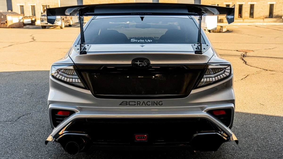 Molded Innovations EvoGlow Series DynamicLume LED Tail Lights Clear Lens w/ Black Base & White Bar 2022-2026 WRX - Image 4