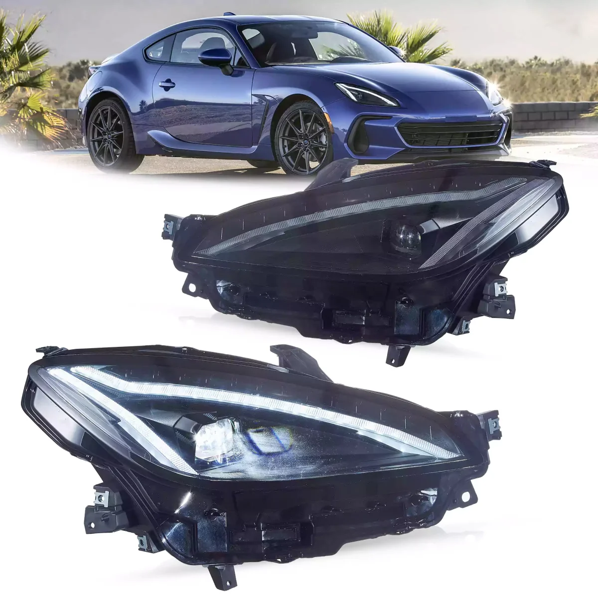 Molded Innovations VL Style Sequential LED Headlights 2022-2026 BRZ / 2022-2026 GR86