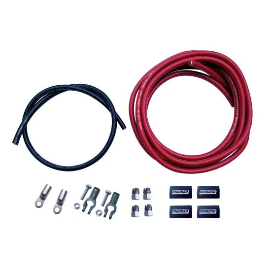 Moroso Battery Installation Kit 1 Gauge w/ 15 Feet of Power Cable, and 3 Feet of Ground Cable
