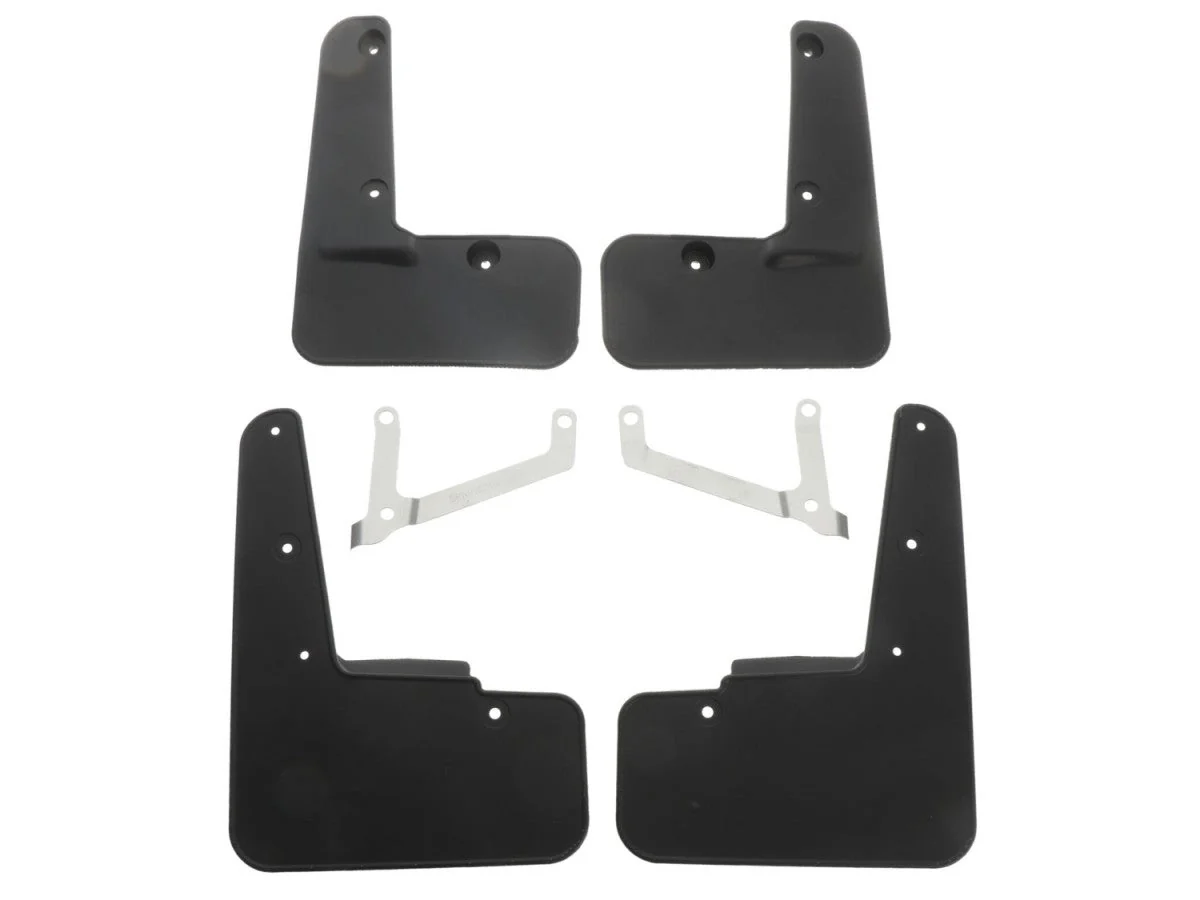 Subaru OEM Mudflap Set Black w/ Cherry Red STI Logo 2022-2026 WRX - Image 3