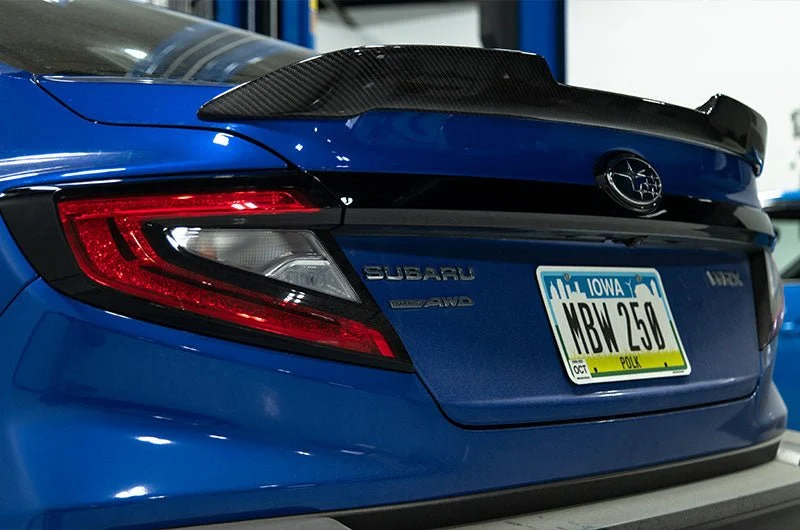 OLM Carbon Fiber Low Profile Trunk Spoiler 2022-2026 WRX - Image 3