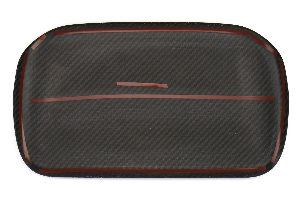 OLM Dry Carbon Fiber Console Hood Cover 14-18 Forester / 13-17 Crosstrek / 15-17 WRX / STI - Image 4