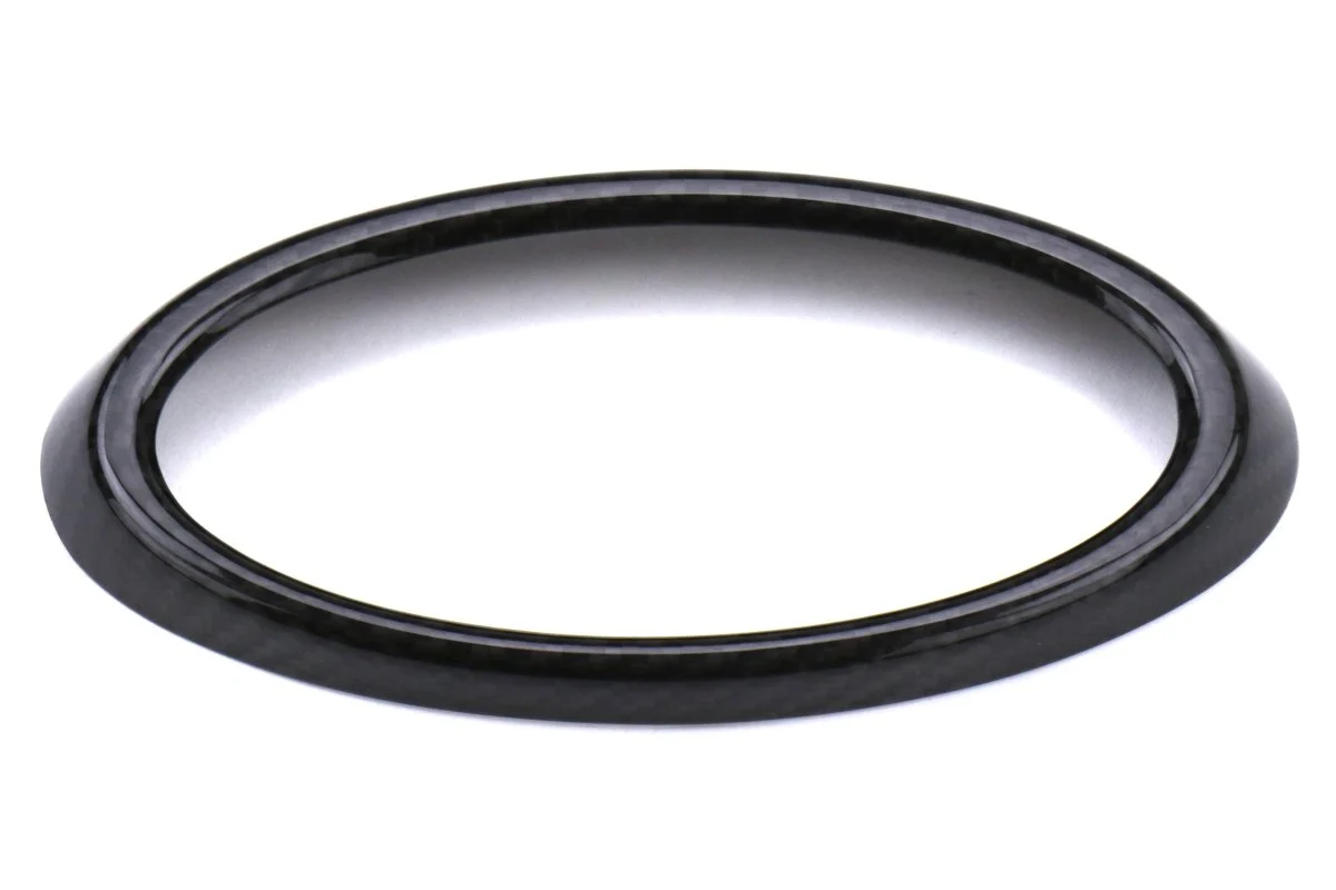 OLM LE Dry Carbon Fiber Front Emblem Frame Overlay 2018-2021 WRX / STI - Image 3