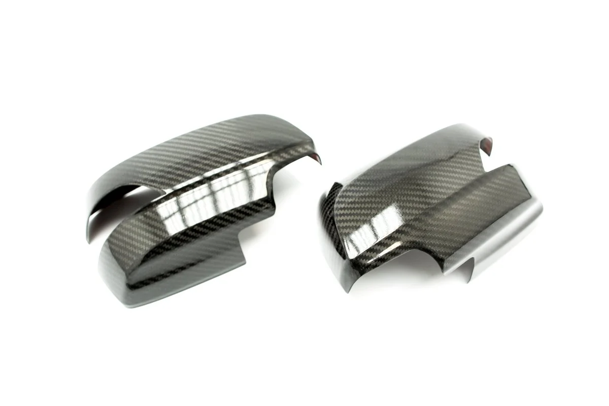 OLM LE Dry Carbon Fiber Full Mirror Covers w/ Turn Signal Hole 2015-2021 WRX / STI